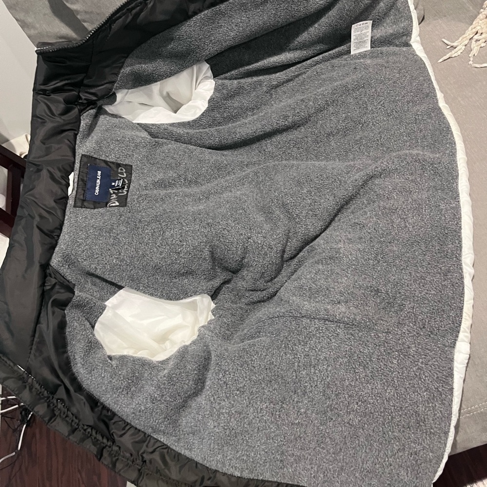 Calvin Klein Jeans Puffer winter jacket with hoodie